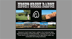 Desktop Screenshot of hechtcreekranch.com
